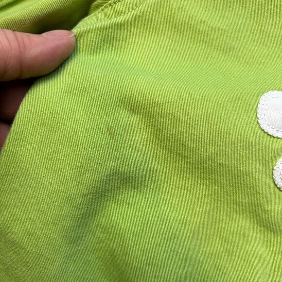 LIGHTHOUSE APPAREL | Vintage Daisy Lime Green Jacket Size Medium - Picture 8 of 8